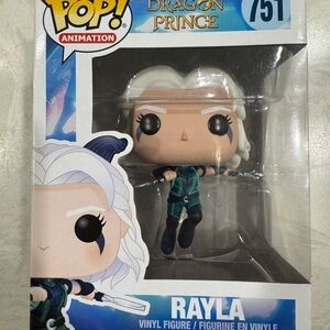 Funko Pop Animation The Dragon Prince #751 Rayla Slight Damage to Box Vinyl